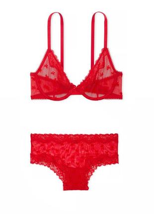 Червоний комплект victoria’s secret