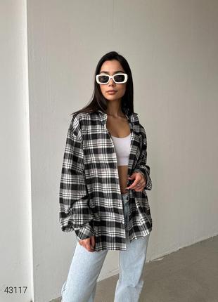 Сорочка жіноча в клітку
