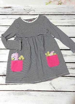 Детское хлопковое платье с длинным рукавом платье длинный рукав на девочку с динозаврами