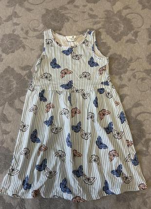 Платье для девочки h&m 7-8 лет