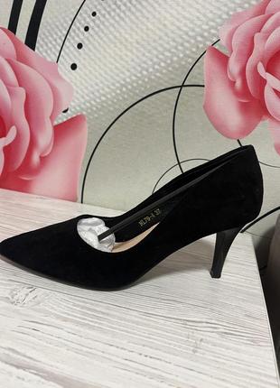 Лодочки жіночі, замшеві лодочки