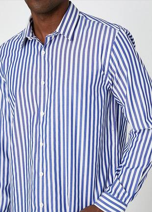 Чоловіча рубашка в смужку від zara