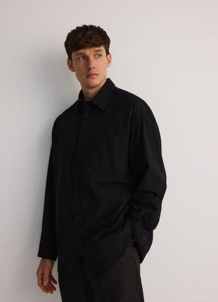 Рубашка черная мужская