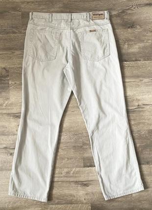 Бежеві класичні джинси wrangler2 фото