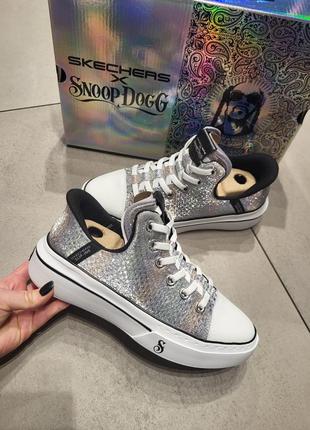 Кеди кросівки жіночі skechers snoop dogg оригінал