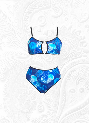 Топ и высокая посадка стринги закрытых хлопок