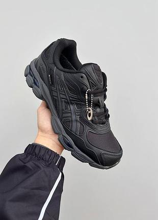 Кроссовки asics nyc termo all black ❄️ 7