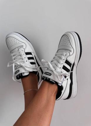 Кроссовки adidas forum “white/ black classic”