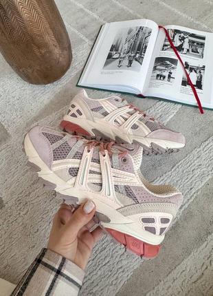 Женские кроссовки asics gel-sonoma 15-50 beige/red