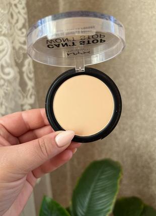 Компактная пудра для лица nyx professional makeup can't stop won't stop powder foundation