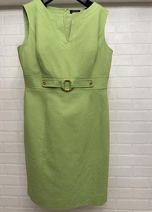 Зелена дизайнерська сукня tahari розмір 14us xxl
