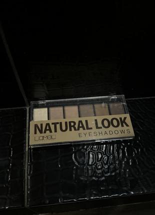 Палетка, палітра тіней, тіні lamel make up natural look