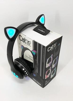 Беспроводные наушники с кошачьими ушками и rgb подсветкой
