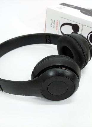 Беспроводные наушники bluetooth wireless headset. гарнитура для пк