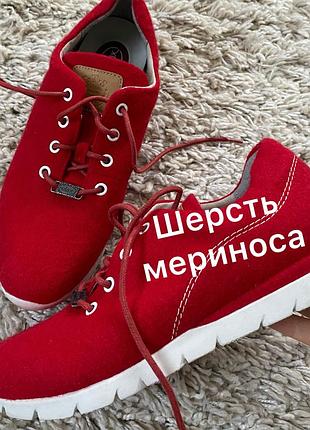 Шикарные ортопедические кроссовки в красном цвете,jana,p.40