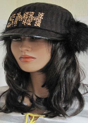 Жіноча зимова шапка з козирком. супер ціна!!!