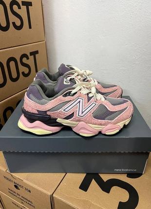 Розкішні жіночі кросівки new balance 9060 pink lavender рожеві