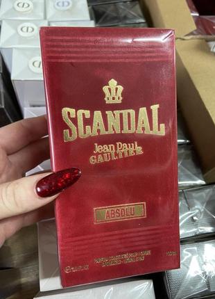 Jean paul gaultier scandal pour homme absolu 100мл