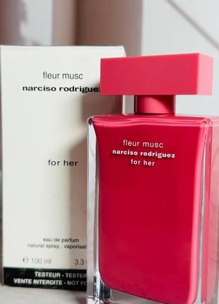 Narciso rodriguez fleur musc 100мол тестер