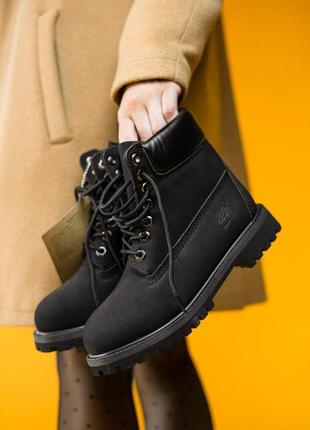 Термо черевики timberland black розпродаж