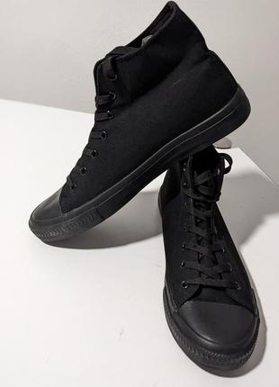 Кеды черные высокие, 45 р 3