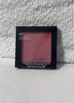 Оригинальный румяна revlon powder blush 027 hot cheeks joues ardentes