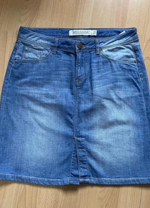 Женская джинсовая юбка zara,миди-юбка, юбка,женская юбка