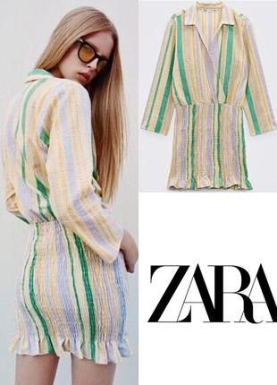 Zara сукня, сукня, міні, льняна сукня, платье zara, зара