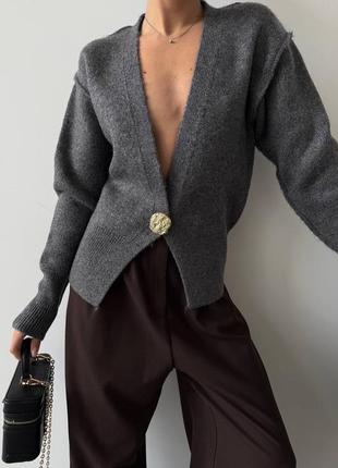 Вязаний кардиган