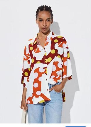 Рубашка с принтом