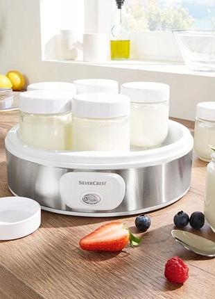 Йогуртница автоматическая 7 банок silvercrest 18w