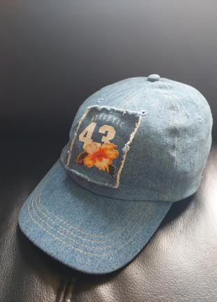 Кепка джинсова zara (athletic) atmosphere