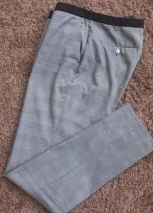 Брюки штаны в клетку р.38/40 h&m