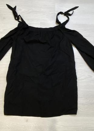 Блуза на завязках оверсайз zara, l