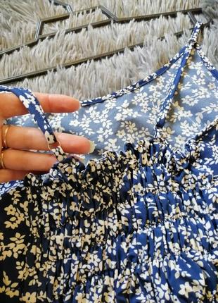 Літній костюм топ і спідниця квітковий при2 фото