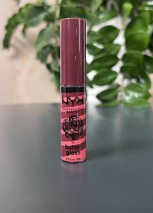 Оригинальный nyx professional makeup butter gloss увлажняющий блеск для губ candy apple