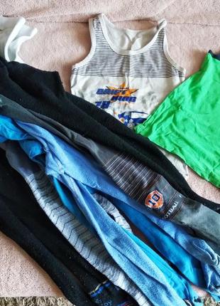 Одним лотом колготки + маечки детские