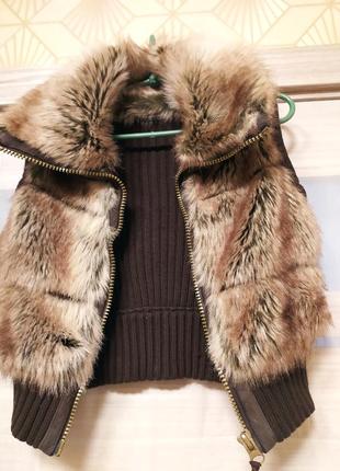 Жилетка мех river island