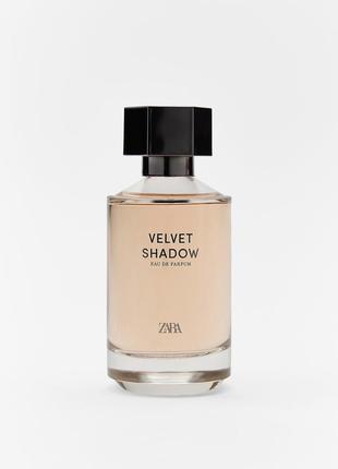 Парфум zara velvet shadow 100 ml нові розпакована коробка