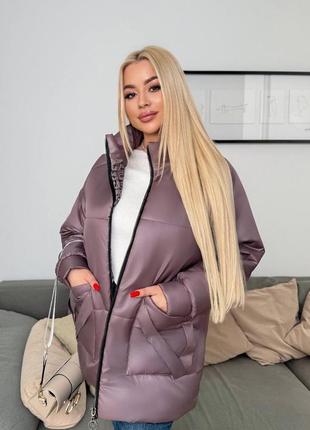 😍ідеальна весняна куртка ❗❗ великі розміри