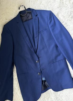 Мужской костю zara синий