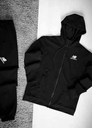 Мужской спортивный костюм new balance черный