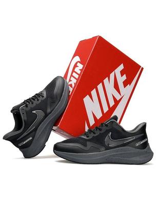 Мужские кроссовки nike air zoom winflo 8 shield black dark grey space