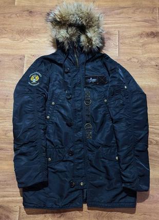 Куртка бомбер парка alpha industries extreme cold weather type n - 38