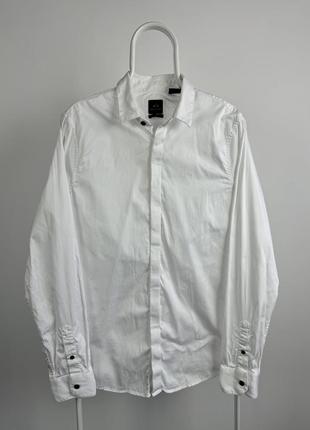 Базовая белая рубашка armani exchange