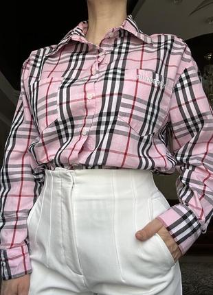 Рубашка в клетку burberry