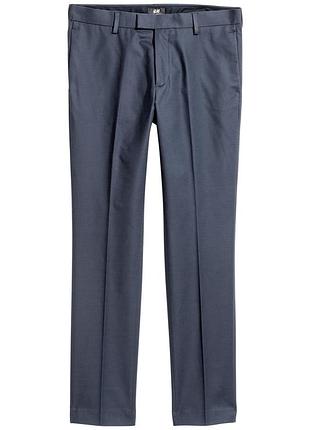 Костюмные брюки h&m, slim fit	!