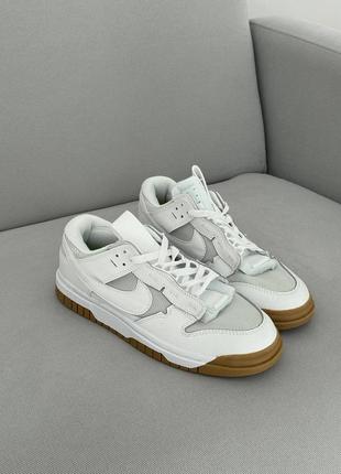 Кроссовки nike air dunk low jumbo remastered white gum