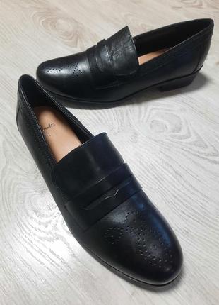 Кожаные лоферы clarks туфли слиперы лордсы10 фото