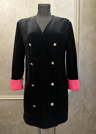 Вінтажний жакет франція бархат оксамит